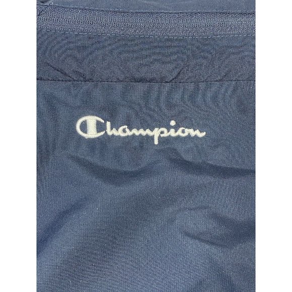 Champion USA Lacrosse Team Issued Jacket Adult XL Navy Blue Packable Hood Rare - Picture 14 of 16